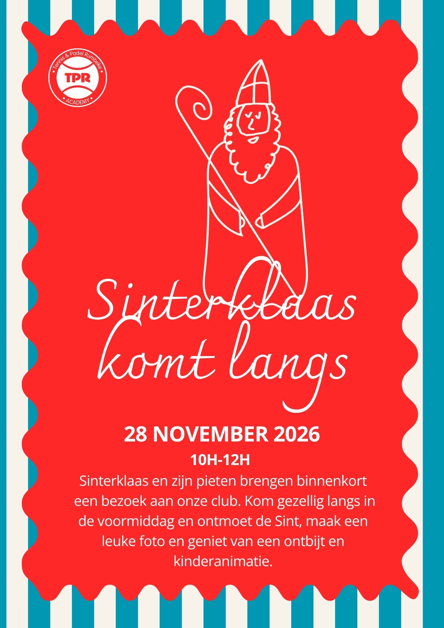 Sinterklaas op bezoek bij TP Rumbeke
